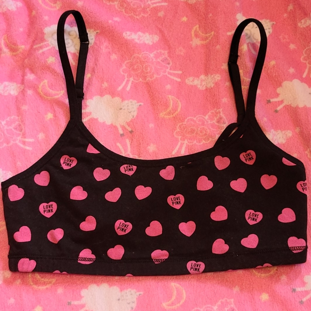 PINK Heart Bralette